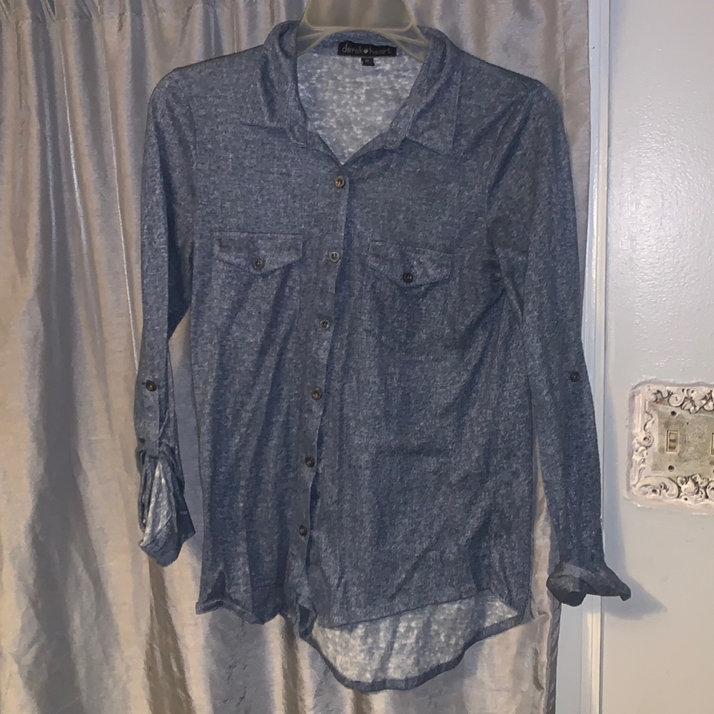 ❤️‍🔥 15 for $10❤️‍🔥Blue button up